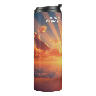 Himmel verkünden den Ruhm: Gott & Schöpfung Verse Thermosbecher