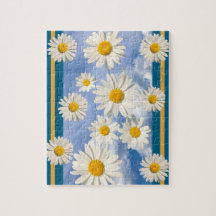 Himmel voller Gänseblümchen-Puzzle.
