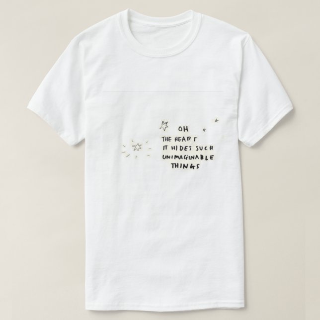 Himmel voller Texte T-Shirt (Design vorne)