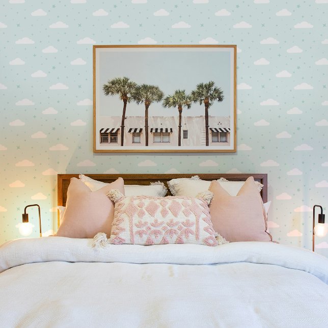 Himmel voller weicher Wolken und Sterne Tapete (Von Creator hochgeladen)