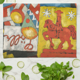 Himmel von Marsden Hartley, Vintage Expressionismu Geschirrtuch