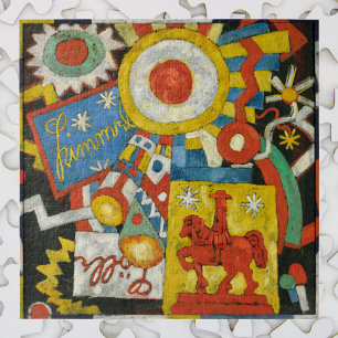 Himmel von Marsden Hartley, Vintager Expressionism Puzzle