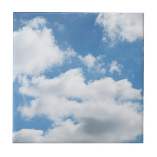 Himmel, Wetter, Natur, weiß, blau, wolke, sonnenli Fliese