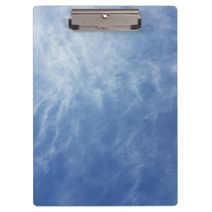 Himmel, Wolken, blau, weiß, blau und weiß, blau Klemmbrett