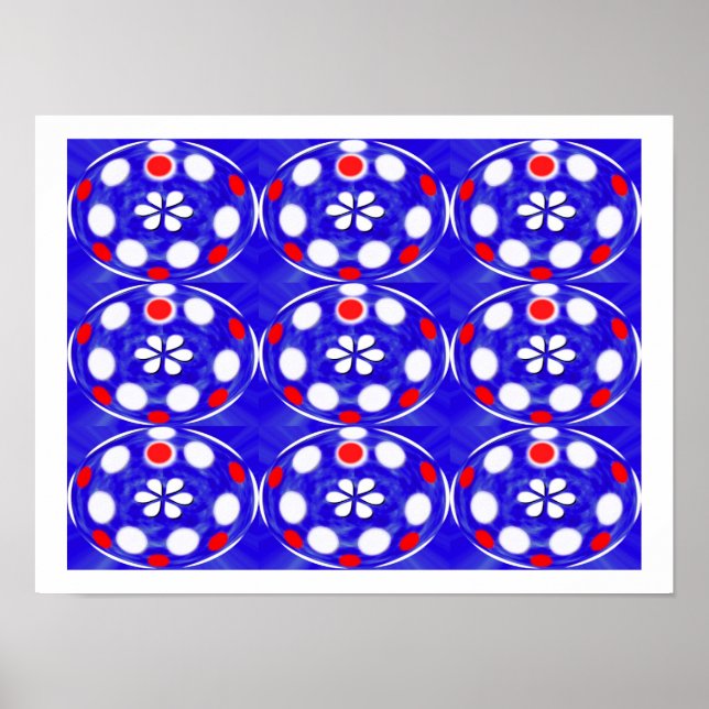 Himmelblasen Kunst Poster (Vorne)