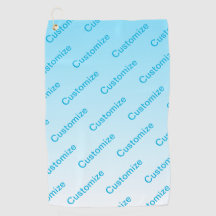 Himmelblau (änderbare Farbe!) Ombre & Textmuster