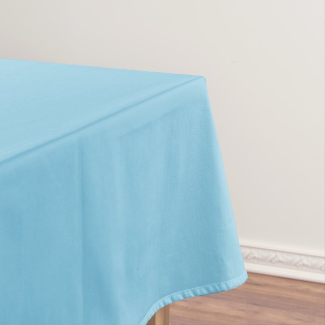 Himmelblau einfarbig tischdecke (Beispiel)