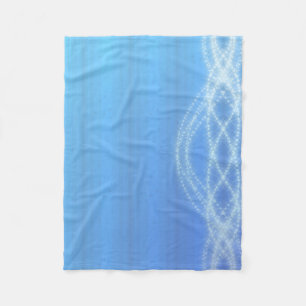 Himmelblau Fleecedecke