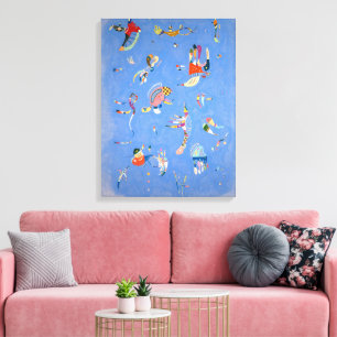 Himmelblau Kandinsky Leinwanddruck