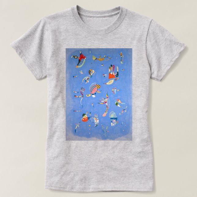 Himmelblau | Kandinsky | T-Shirt (Design vorne)