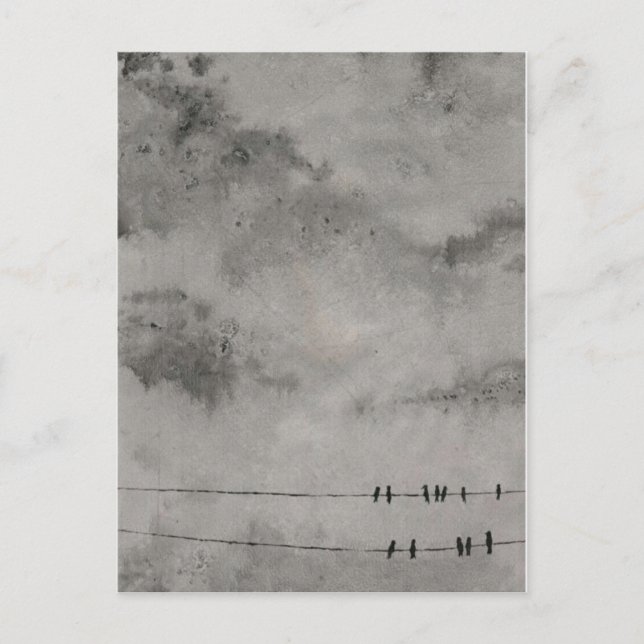 Himmelblau Postkarte (Vorderseite)