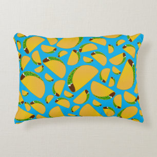 Himmelblau Tacos Zierkissen