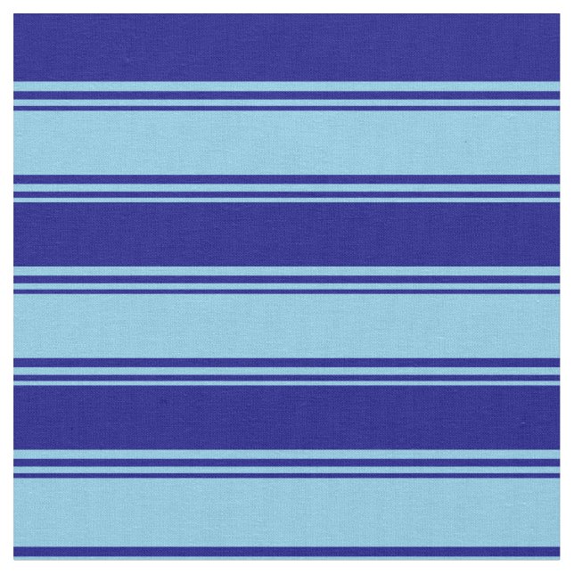 Himmelblau und blau gestrichen/Linke Muster Stoff (Nahaufnahme)