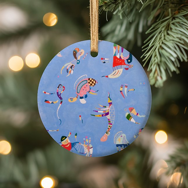 Himmelblau | Wassily Kandinsky Keramik Ornament (Von Creator hochgeladen)