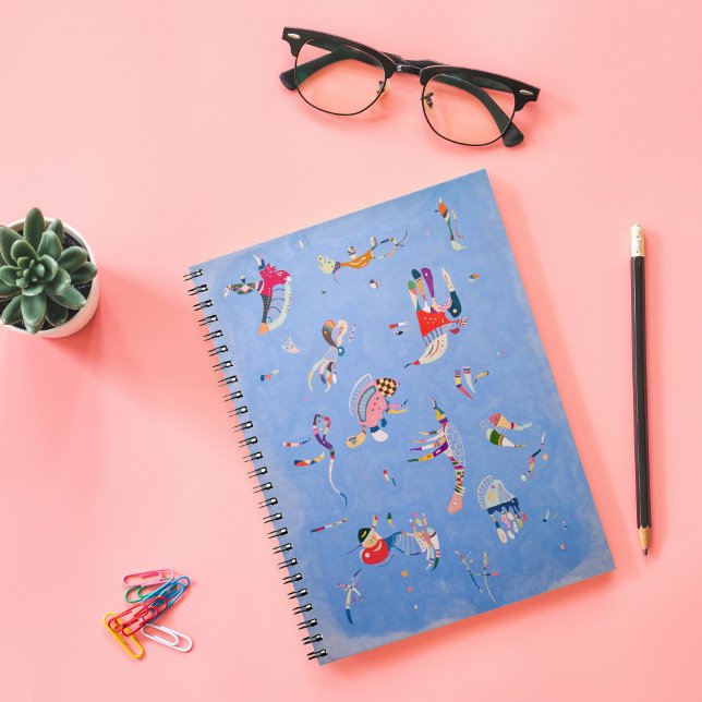 Himmelblau | Wassily Kandinsky Notizblock (Von Creator hochgeladen)