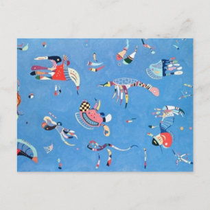 Himmelblau Wassily Kandisnky Postkarte