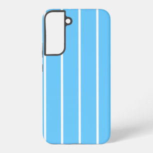 Himmelblau-weiße Sommerstreifen Samsung Galaxy Hülle