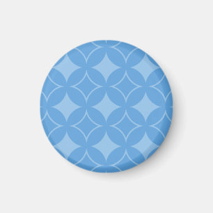 Himmelblaues Shippo-Muster Magnet