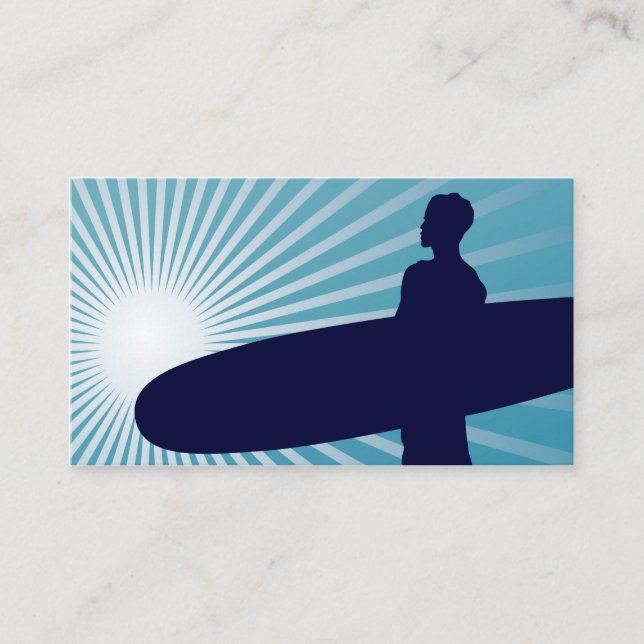 himmelhohes Surfen Visitenkarte (Vorderseite)