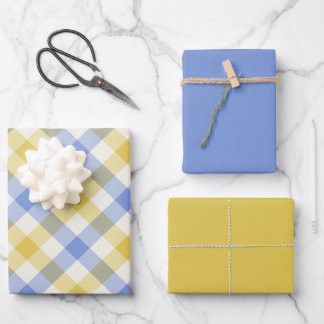 Himmelkariert Geschenkpapier Set