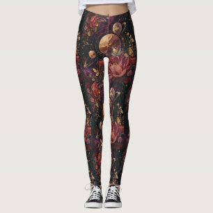 Himmelnebel-Kristallplanet Purpur Leggings