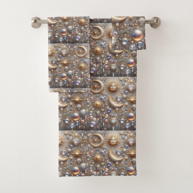 Himmels-Diamant-Handtuch-Set Badhandtuch Set (Insitu)