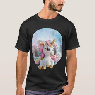 Himmels-Einhorn-Freundes-Junge T-Shirt