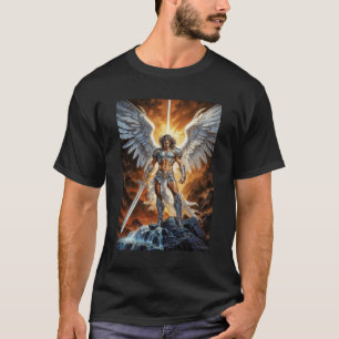 Himmels Goldene Vorhut Erzengel Michael T-Shirt