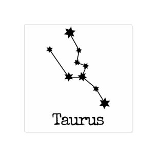 Himmels-Horoskop Stier Gummistempel