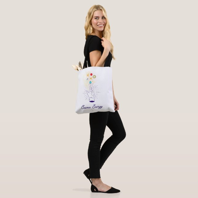 Himmels-Kosmische-Hand-Tasche - Minimalistischer M (Am Model)
