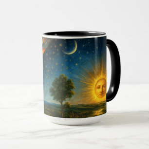 Himmels Kosmos abgeleitet von Flammarion-Stich Tasse
