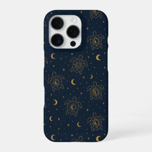 Himmels-Schildkröten-Nachtmuster iPhone 16 Pro Hülle
