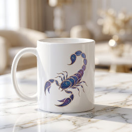 Himmels-Skorpion-Tasse Luxus-Liniengestaltung Kaffeetasse