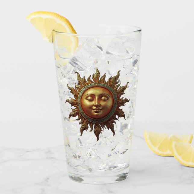 Himmels-Sonne  Glas (Vorderseite Ice)