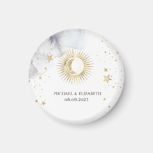 Himmels-Sonne, Mond, Sterne Magnet