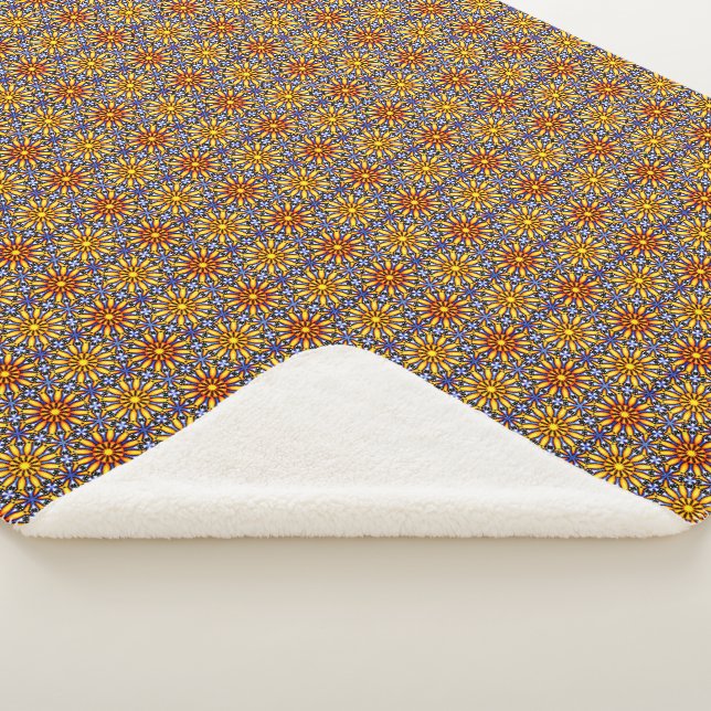 Himmels-Sonnen-Mandala Sherpadecke (3/4)