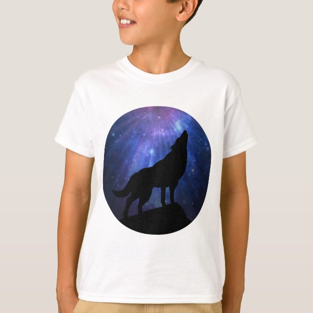 Himmels Wolf T-Shirt (Vorderseite)