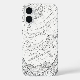 Himmelsansicht iPhone 16 Hülle