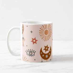 Himmelsauge, Mond, Sonnenmuster. Kaffeetasse
