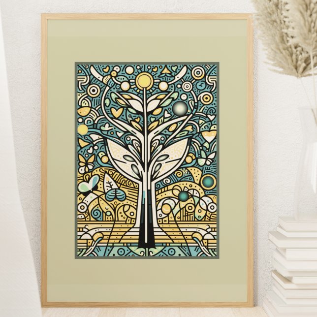 Himmelsbaum: Psychedelische Dreamscape Poster (Von Creator hochgeladen)