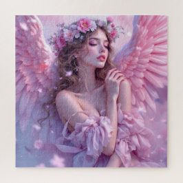 Himmelsblau: Der Engel des Petalhimmel Puzzle