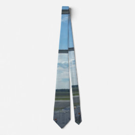 Himmelsblau-Foto Krawatte