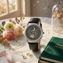 Himmelsblumen-Mond-Uhr