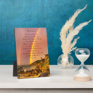 Himmelsbrücken, das Regenbogengedicht Fotoplatte