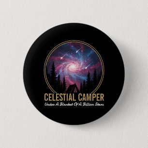 Himmelscamper-Galaxie-Nachtszene Button