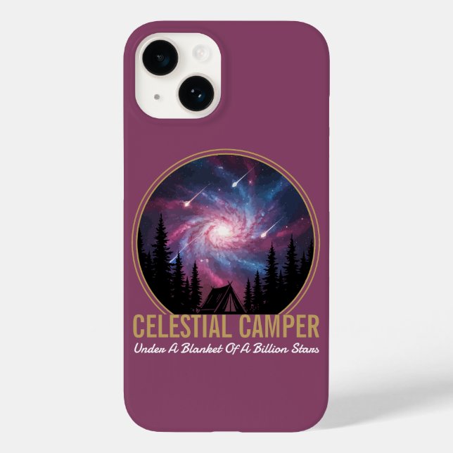 Himmelscamper-Galaxie-Nachtszene Case-Mate iPhone Hülle (Rückseite)