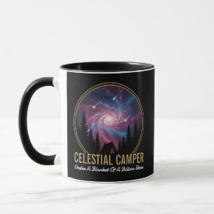Himmelscamper-Galaxie-Nachtszene Tasse