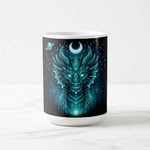 Himmelsdrache – Kosmische Myth-Wildlife-Galaxie Kaffeetasse