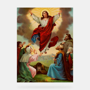 Himmelsfahrt mit Jesus zum Himmel Acrylschild
