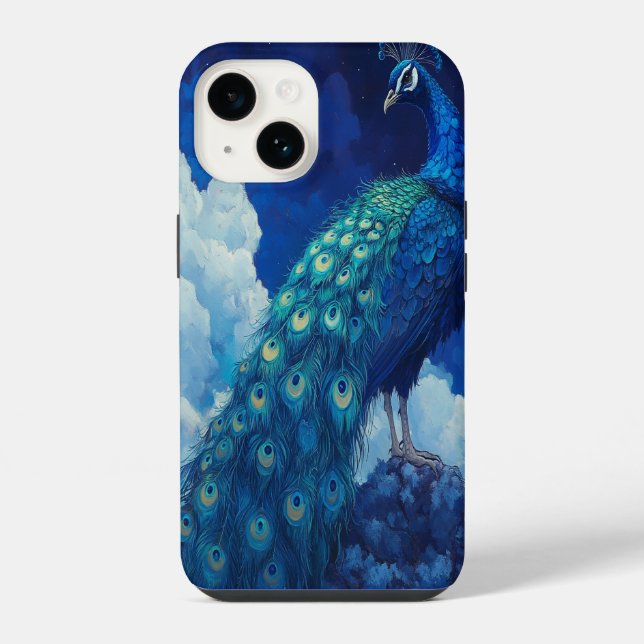 🦚 Himmelsfeder  iPhone Hülle (Rückseite)